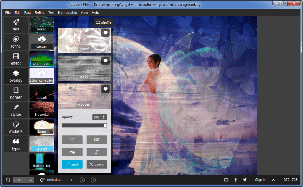 autodesk pixlr for windows