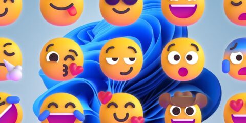 الرموز التعبيرة emoji ثلاثية الابعاد قادمه ل ويندوز 11 7