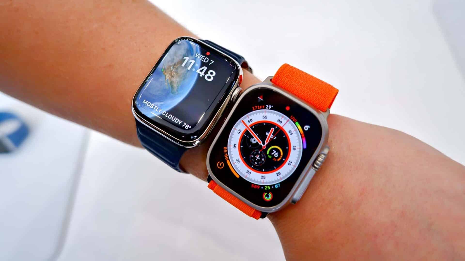 الفرق بين ساعة watch ultra 8 وساعة Apple Watch Ultra