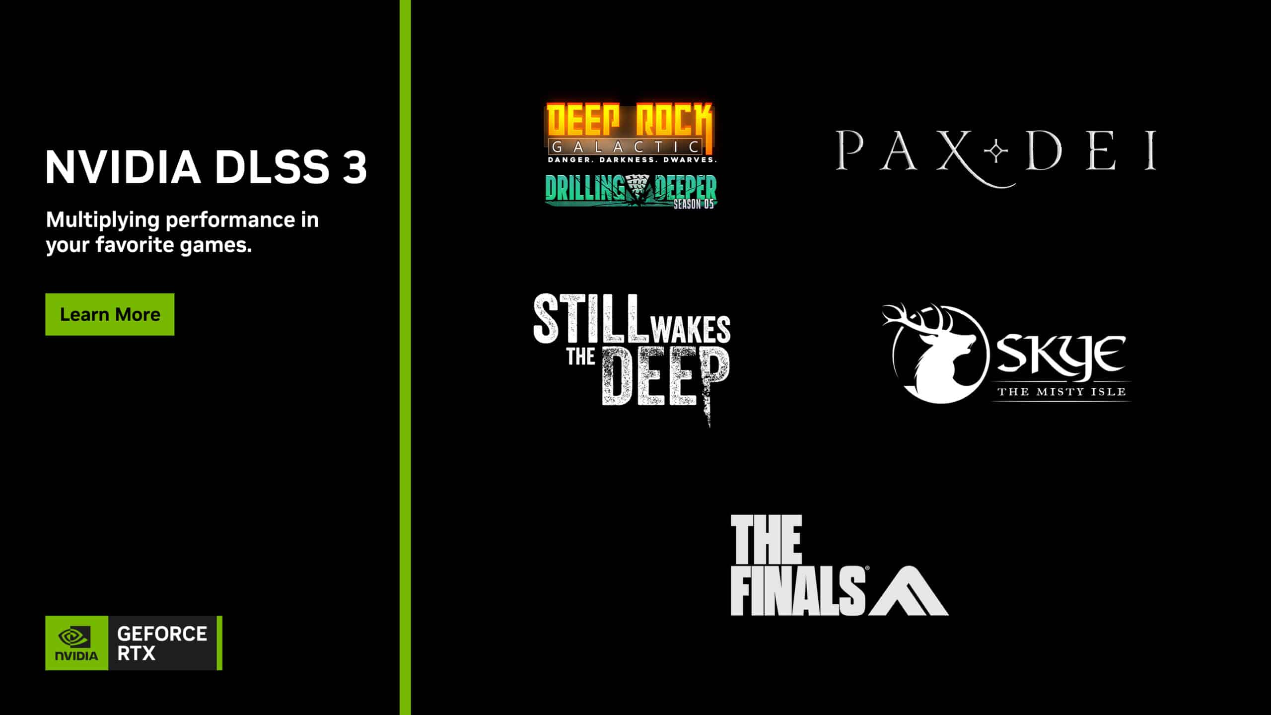 Pax Dei وStill wakes the Deep وSkye The Misty Isle ألعاب جديدة تدخل قائمة دعم DLSS 3.5 وتقنيات NVIDIA
