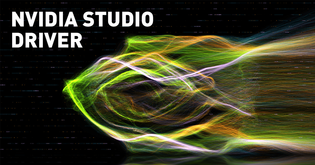 تقنية NVIDIA Studio Driver