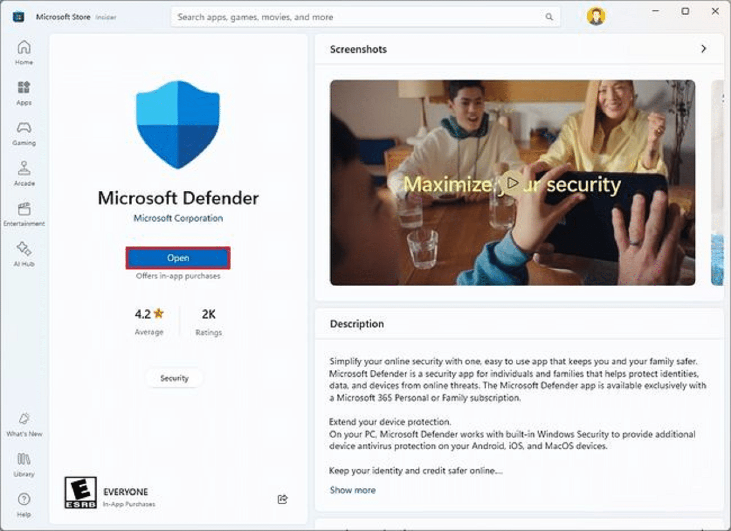 microsoft defender