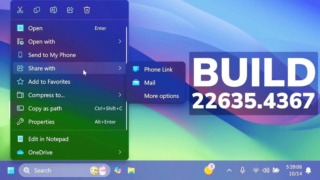 New Windows 11 Build 22635.4367