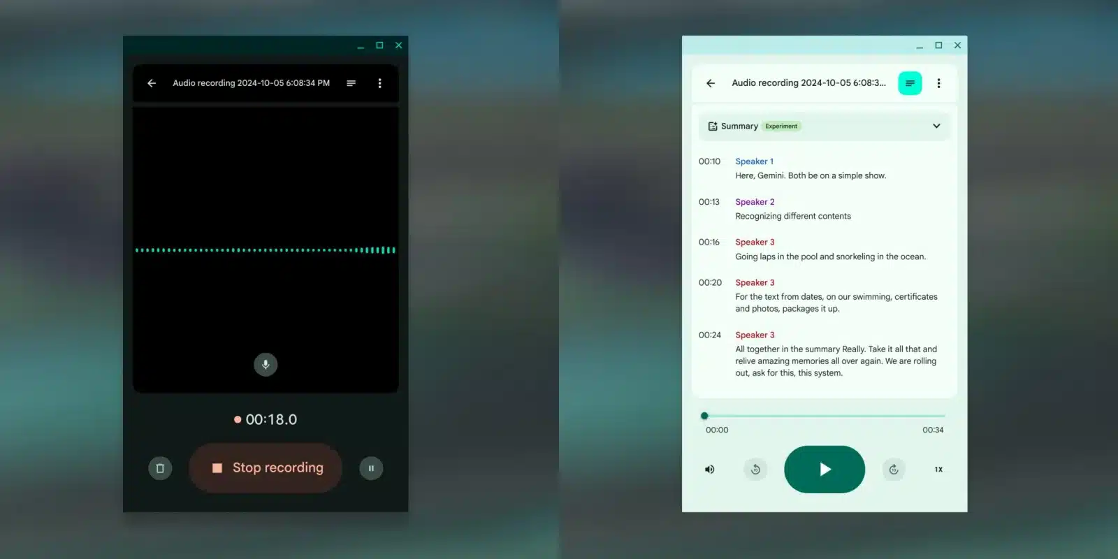 تطبيق ChromeOS Recorder