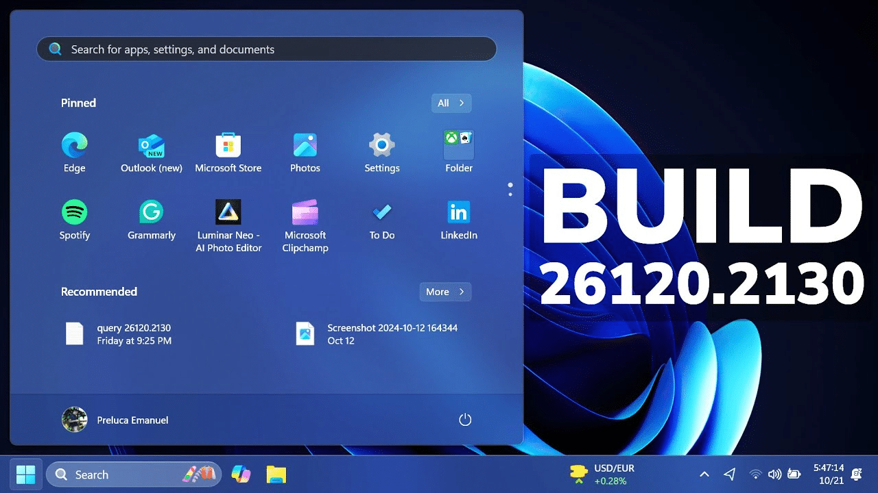 Windows 11 Build 26120.2130