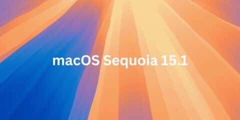 نظام التشغيل macOS Sequoia 15.1