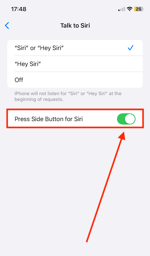 تفعيل Siri