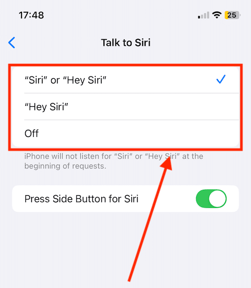 تفعيل Siri