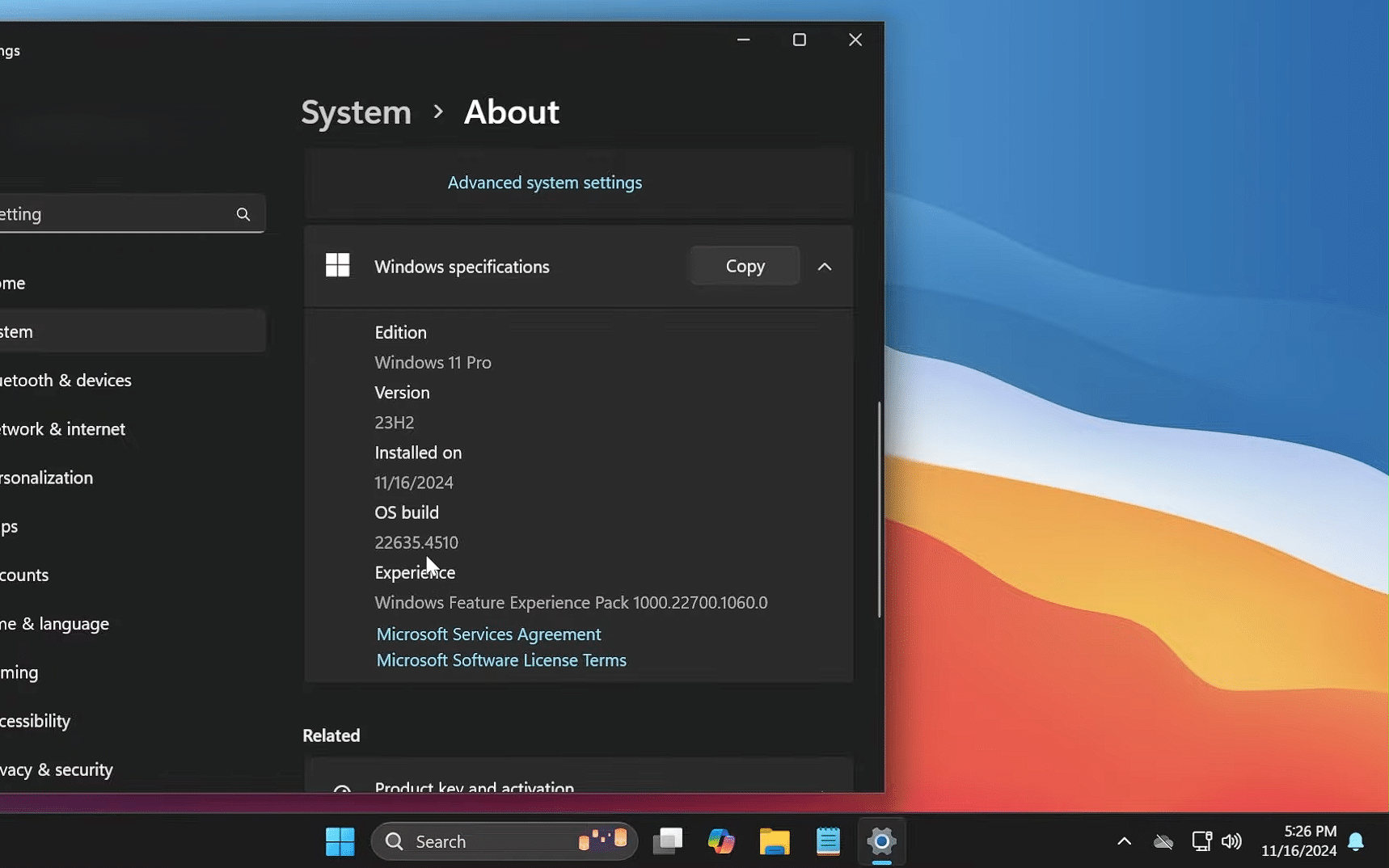 New Windows 11 Build 22635.4510