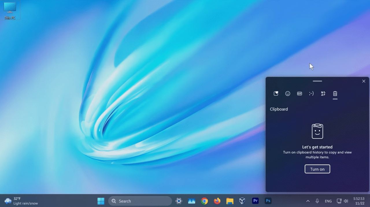 Windows 11 Update 26100.2454 Clipboard