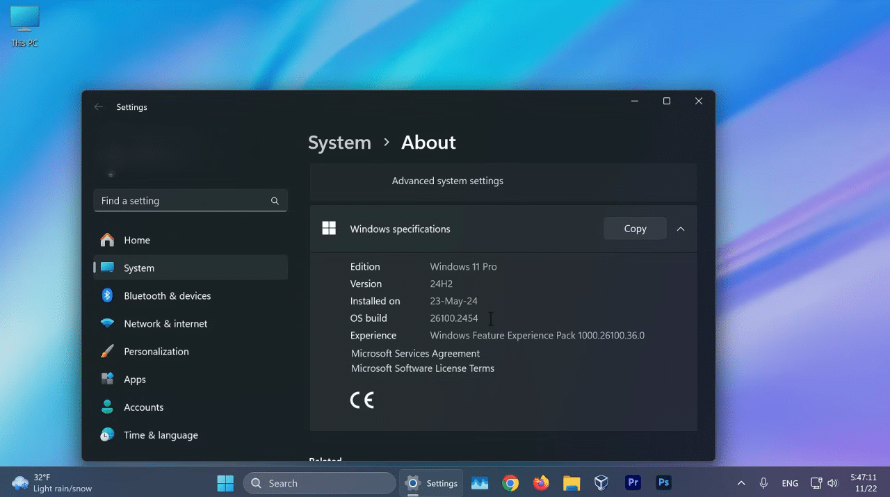 Windows 11 Update 26100.2454