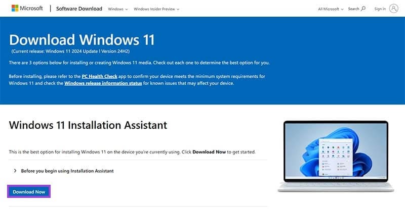 مشكلة عدم تثبيت Windows 11