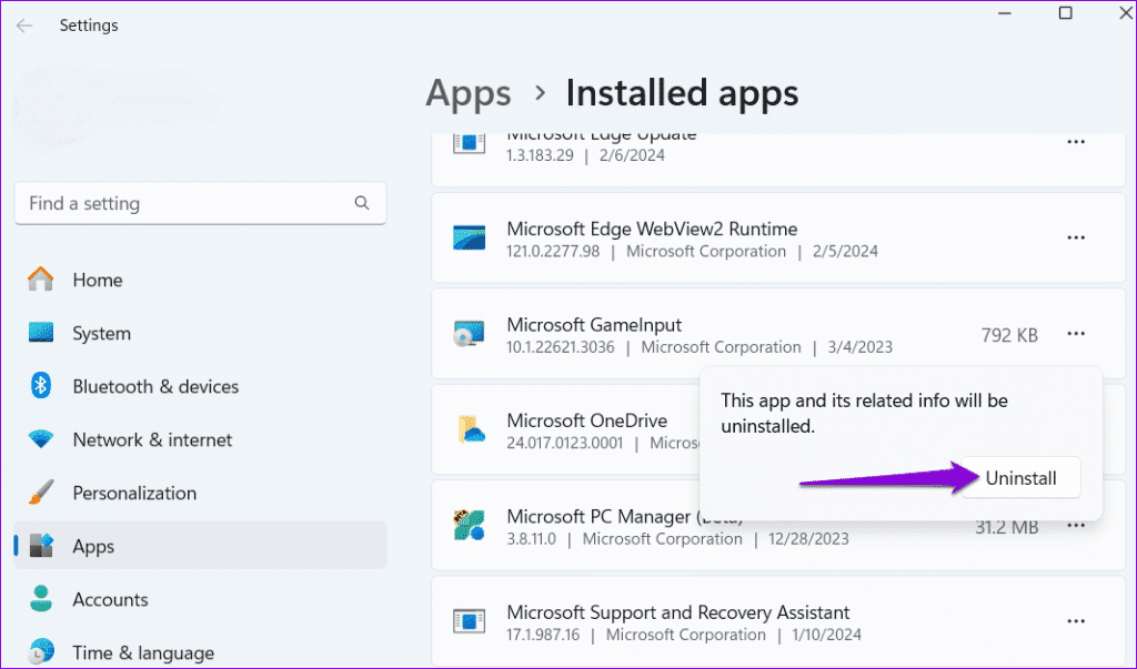 خدمة Microsoft GameInput