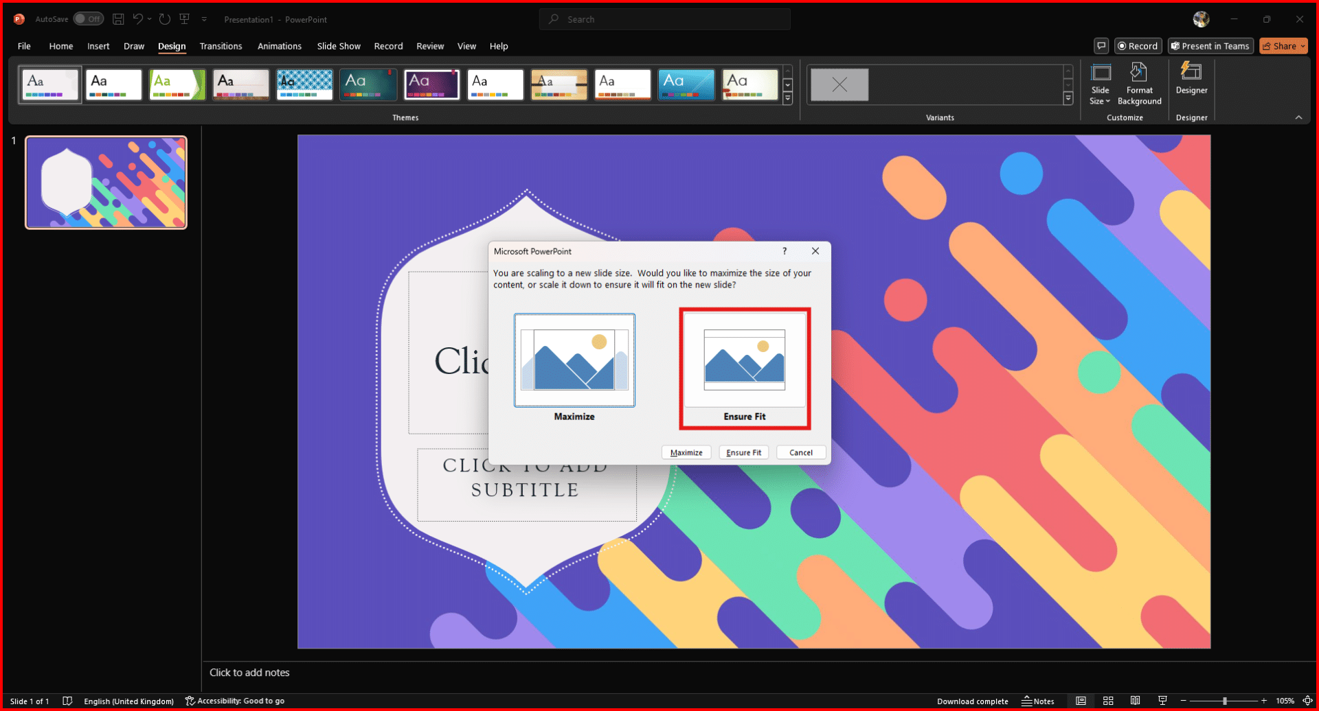 إليك أفضل الطرق لحل مشكلة طباعة ملفات PowerPoint بطريقة صحيح 5