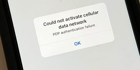 Could Not Activate Cellular Data Network